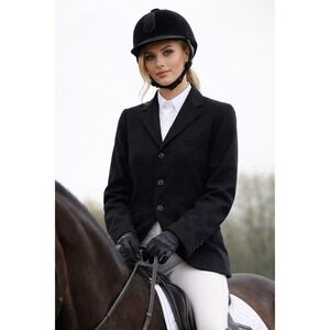 Vintage Equestrian Riding Blazer Black USA Correct Riding Apparel Small